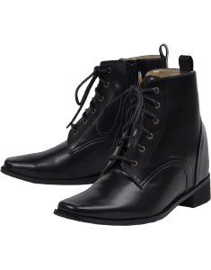 Secret lace-up short boots