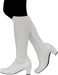 Stretch long boots low heel 5.5 cm