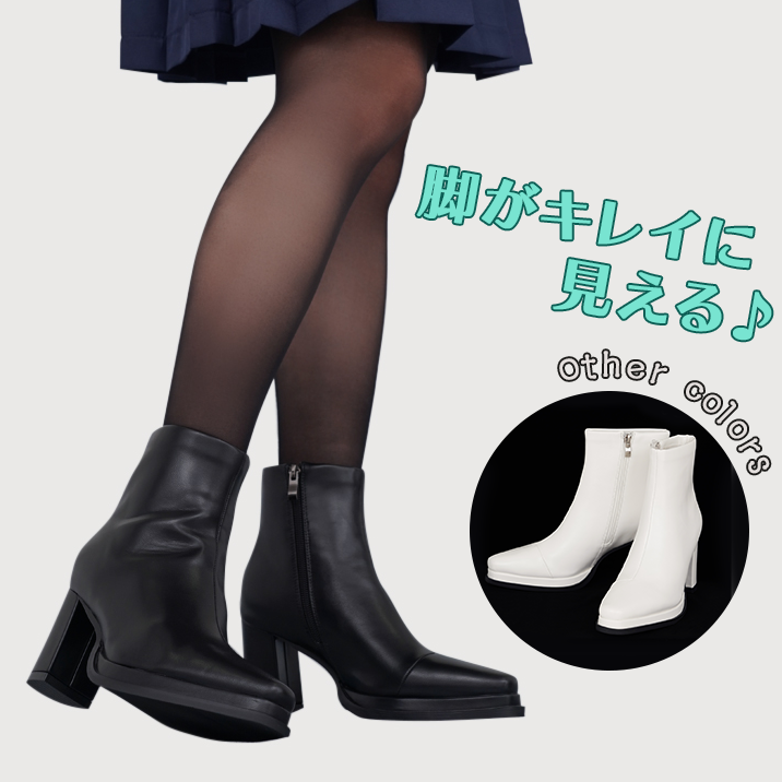 ★Make your legs look beautiful!!★&"Beautiful Legs Short Boots" now on sale!!