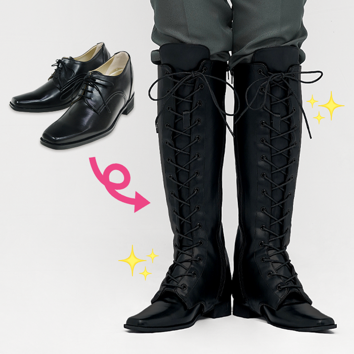 ★Easy to put on★ Lace-up boot covers now available!!