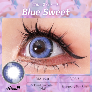 Puppilla 1Day Sweet　Blue Sweet