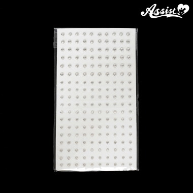 Seal Piercing, Flat Round, 1 Sheet, Silver