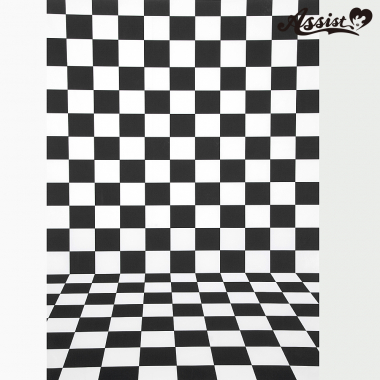 ★ Limited time sale ★ Background cloth 50 checkered pattern