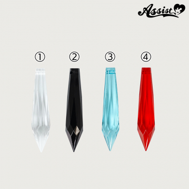 Crystal Parts, Drop Shape, 5 Pieces, Type A