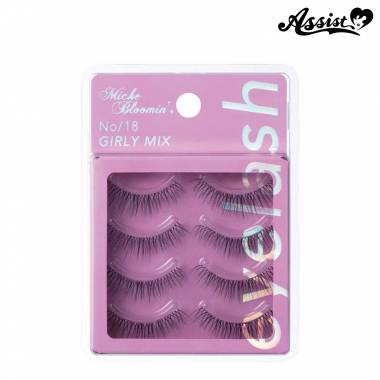 False Eyelashes Mish Bloomin Eyelash No.18 Girly Mix