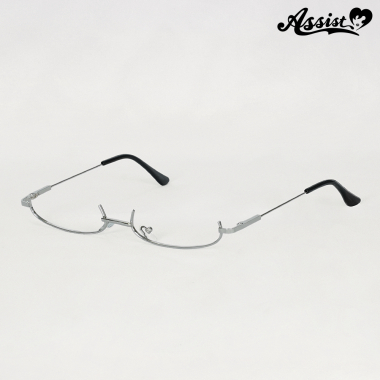 Oval Half Frame Glasses