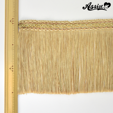 Fringe Type D Mixed Gold 15cm Width X 1M