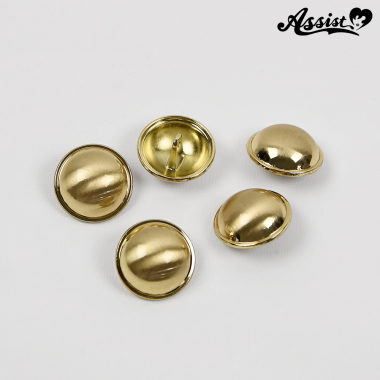 Dome Button Type C 2.1cm 5pcs Gold
