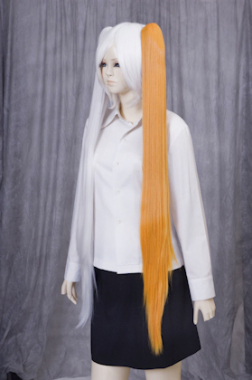 100cm Clip-in Wig　Carrot Orange NCO-109