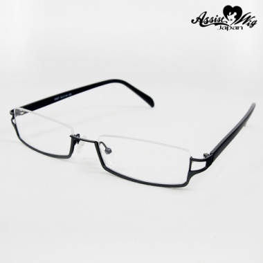 Half Frame Glasses (lower Type) Black