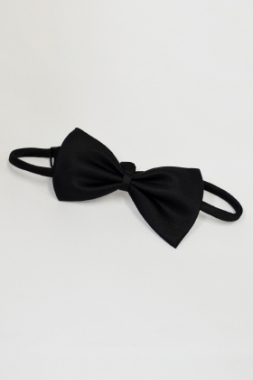 A bow tie Black
