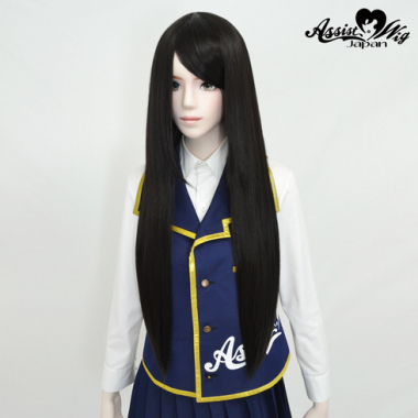 Non-transparent Wig　Black Brown 3