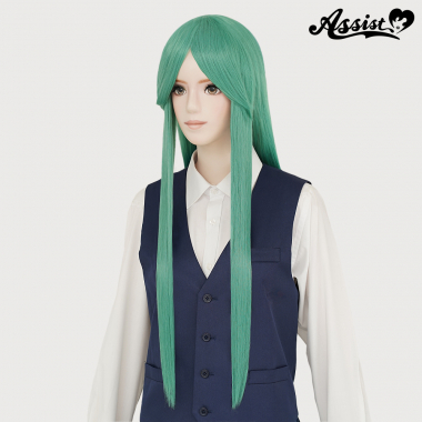 Long Wig with 1 Round Skin Top　Green Tune NGRT-205