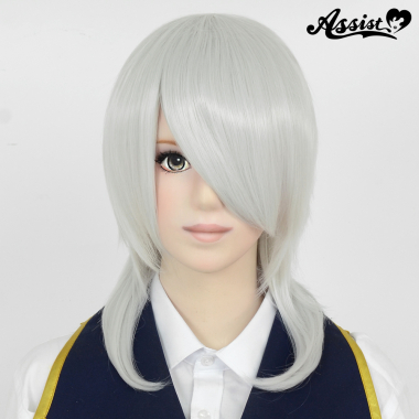 Air Wolf Hair　White Silver 60