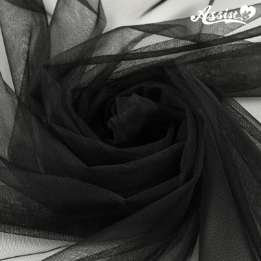 Soft Tulle 160cm Wide X 100m black