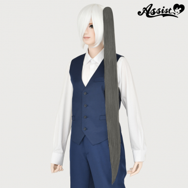 100cm Clip-in Wig Dark Silver 171