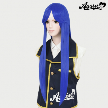 Long Wig with 1 Round Skin Top Arabian Blue NAL-104