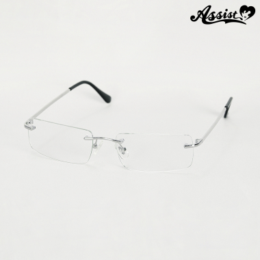 Frameless Glasses Silver