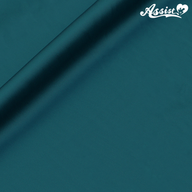 Assist Satin Fabric 125cm Wide X 50cm Green No.69