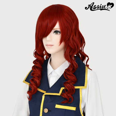 Long And Curly　Red Orange NOR-33