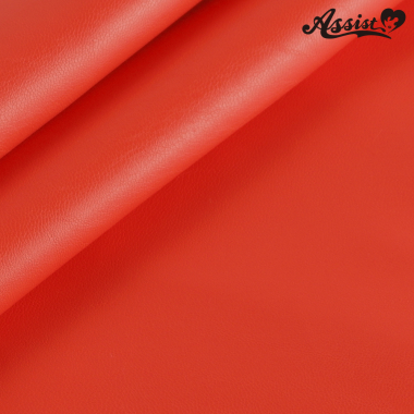 Stretch Synthetic Leather Fabric 135cm Wide X 50cm Pink/Red No.26