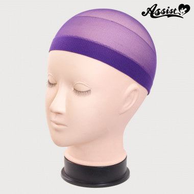 Wig net (swimming cap type) purple