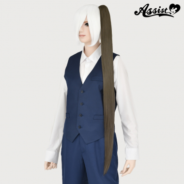 100cm Clip-in Wig　Ash Brown NABR-147