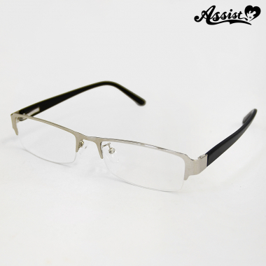 Half Frame Glasses (upper Type)　Silver