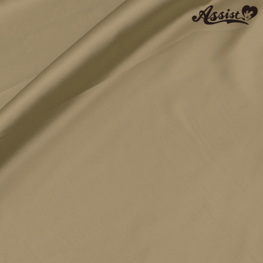 Assist Satin Fabric 125cm Wide X 50cm Brown No.19