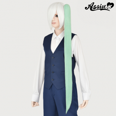 100cm Clip-in Wig　Lightning Green