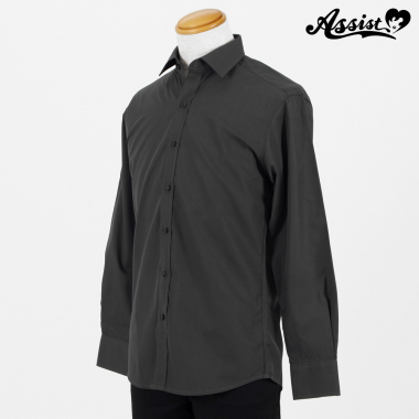 Colored Shirt (men's Style/long Sleeve) Dark Gray