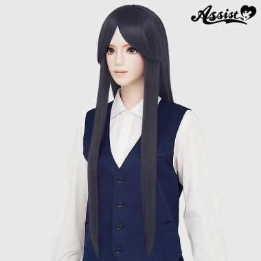 Long Wig with 1 Round Skin Top　Silent Violet