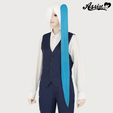 100cm Clip-in Wig　Cyan Blue NCBL-208