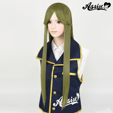 Long Wig with 1 Round Skin Top　Basil Gold NBJ-30