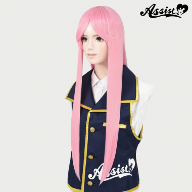 Long Wig with 1 Round Skin Top　Light Pink NPI-6