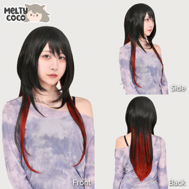 Jellyfish Hair Long　Melty Dark Strawberry