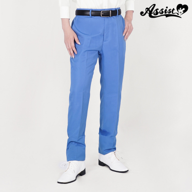 [Easy To Pose In] Colored Slacks　Oriental Blue