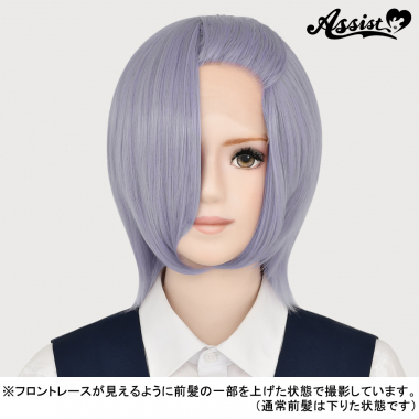 Front Lace Short Purple Silver NPS-144