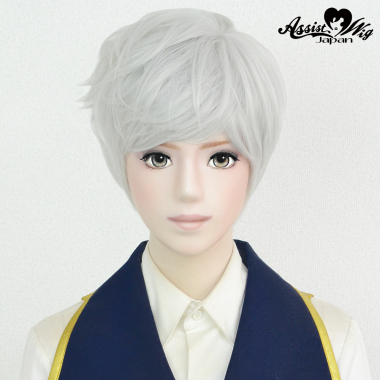 Casual Short White Silver 60