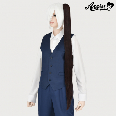 100cm Clip-in Wig Red Brown 2T33