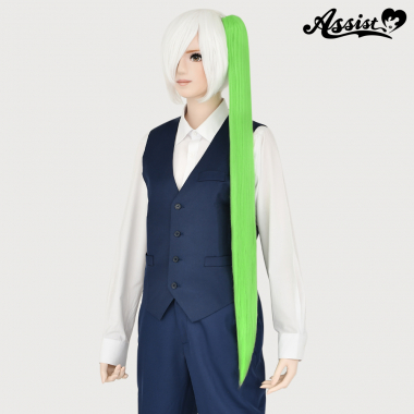 100cm Clip-in Wig　Frog Green NFG-86