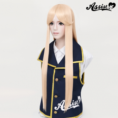 Long Wig with 1 Round Skin Top　Clooney Milk NCML-167
