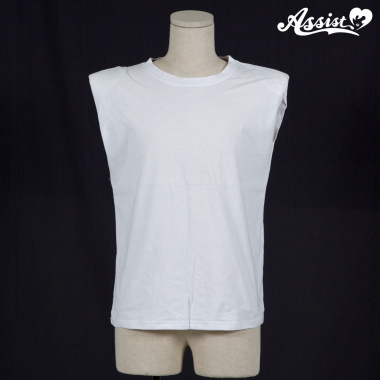 Inner with shoulder pads　White