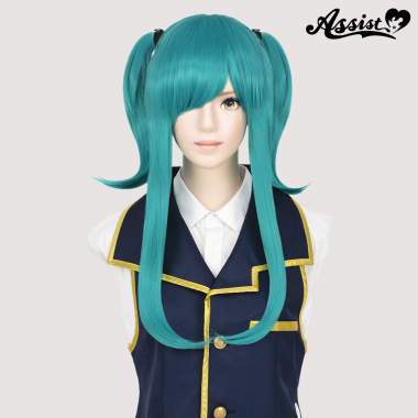 Twin Tail Wig Turquoise NHM-25