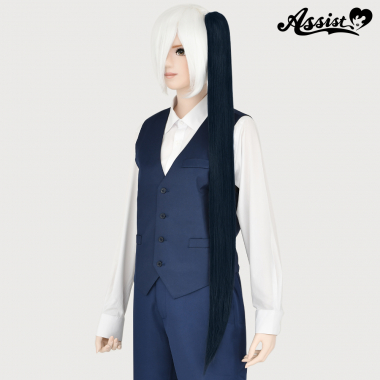 100cm Clip-in Wig　Dark Blue NDRB-99