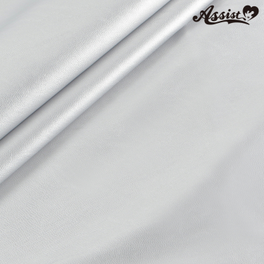 Stretch Synthetic Leather Fabric 135cm Wide X 50cm Gold/Silver No.2