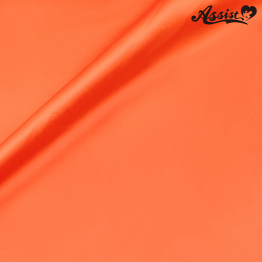 Assist Satin Fabric 125cm Wide X 50cm Yellow/Orange No.27
