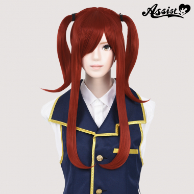 Twin Tail Wig Red Orange NOR-33