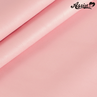 Stretch Synthetic Leather Fabric 135cm Wide X 50cm Pink/Red No.23