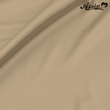 Assist Satin Fabric 125cm Wide X 50cm Brown No.20